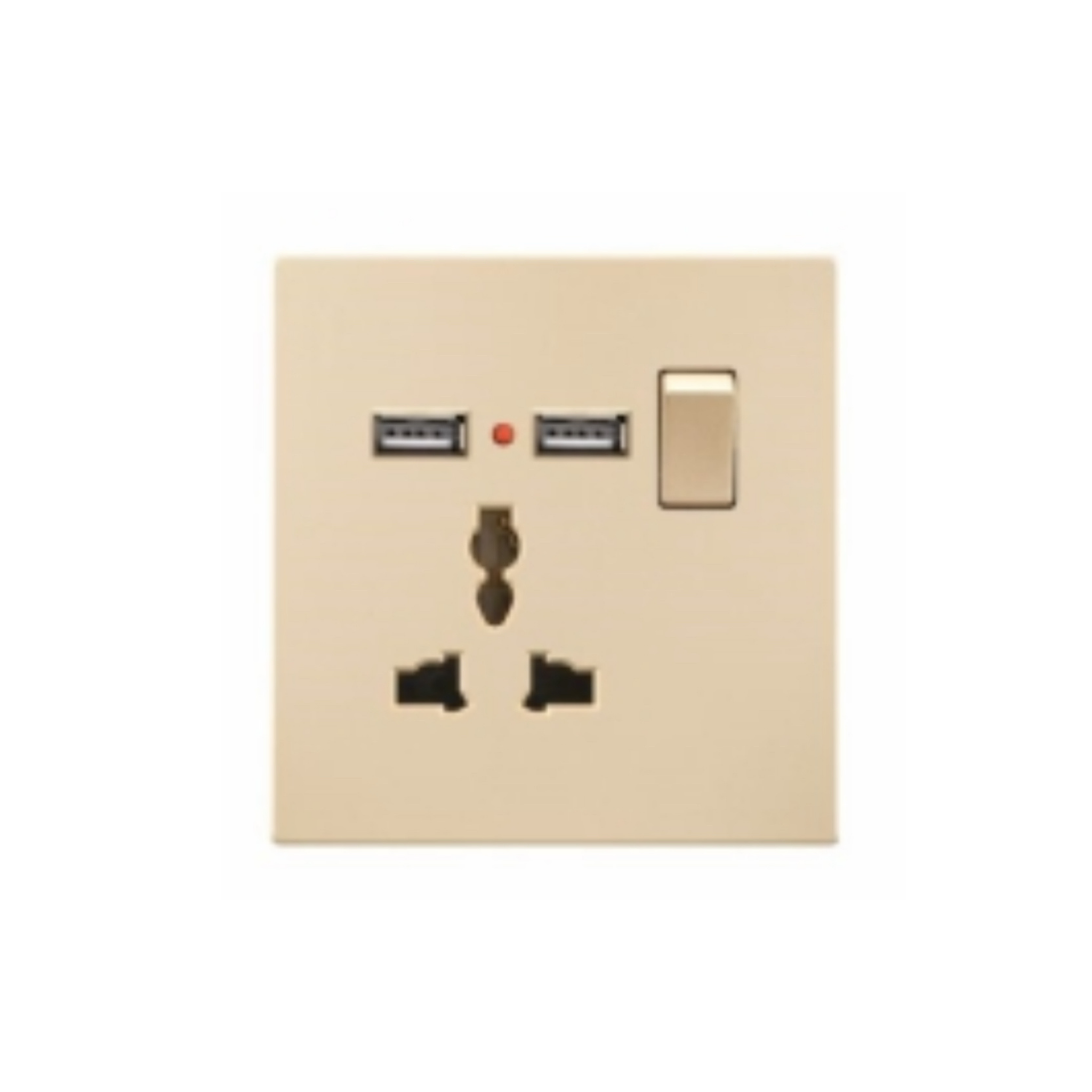 STA-607 MF Dual USB Switch Socket Series