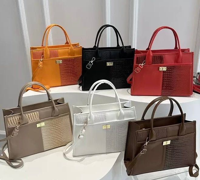 Croco-Skin Trendy Bag