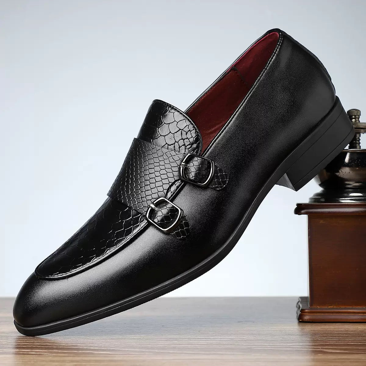 Men's Dual Buckle Loafers