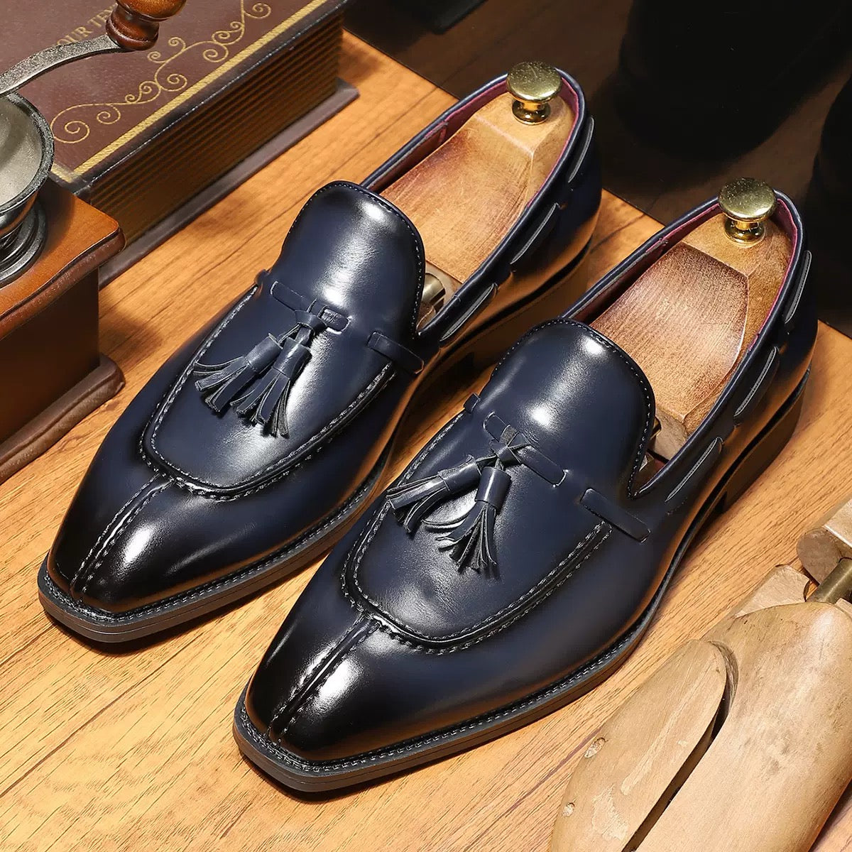 Men's Premium Tassel Leather Loafers