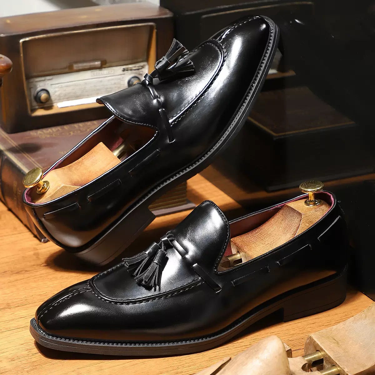 Men's Premium Tassel Leather Loafers